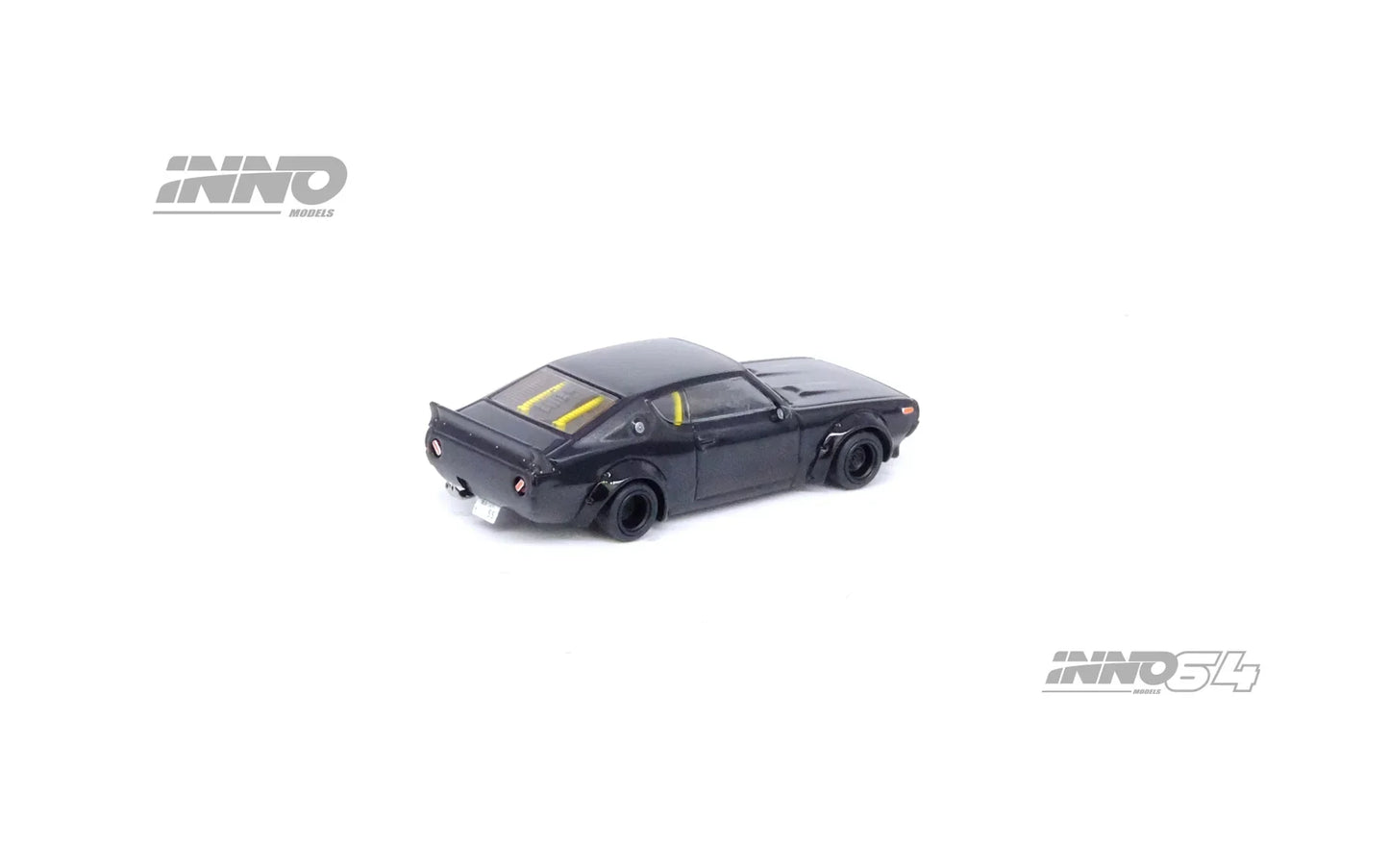 INNO64 - Nissan Skyline 2000 GT-R (KPGC110) LB WORKS "KENMERI" Black - Scale 1/64 IN64-KPGC110LB-BLA