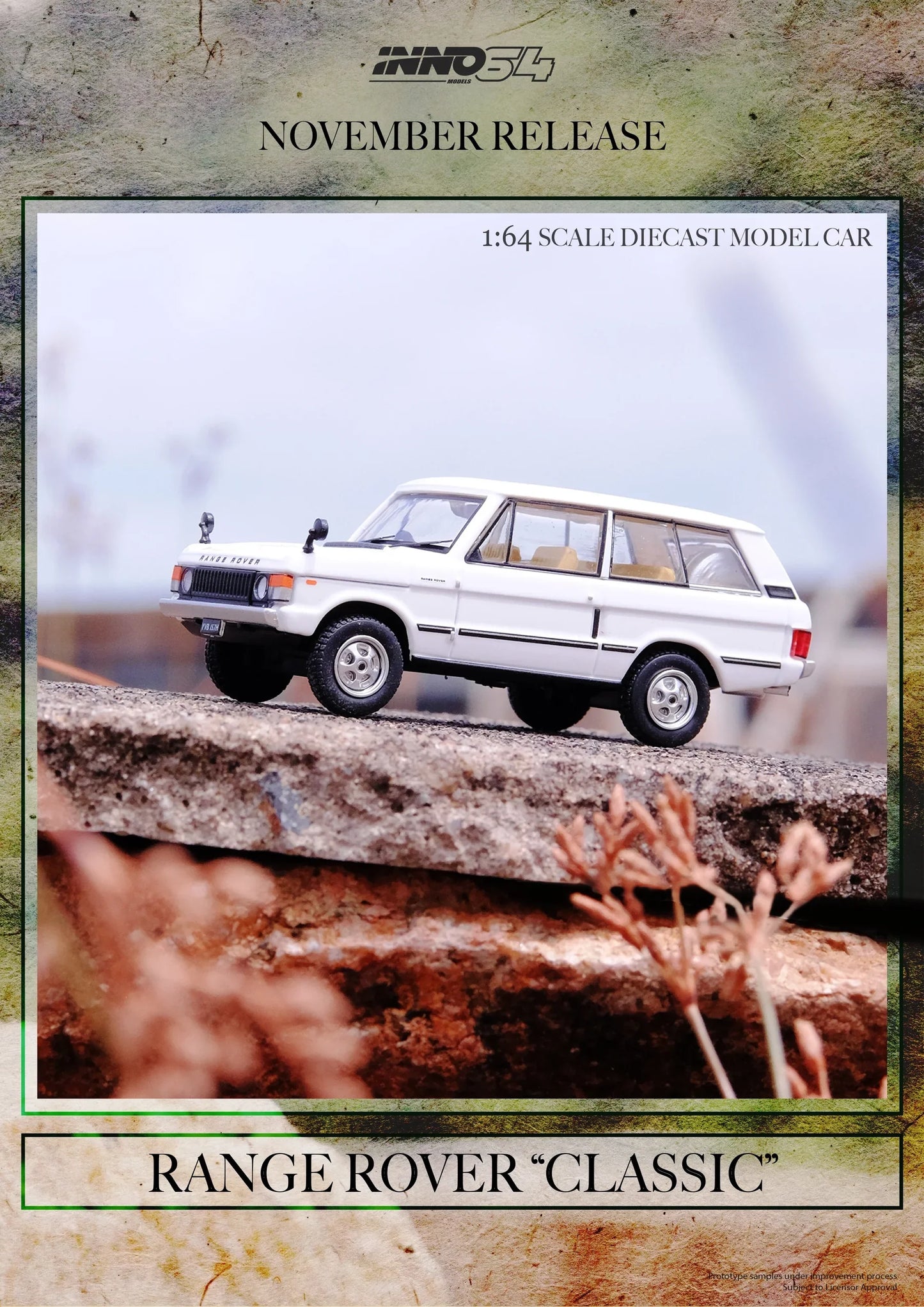 INNO64 - Range Rover « Classic » Blanc - Échelle 1/64 IN64-RRC-WHI