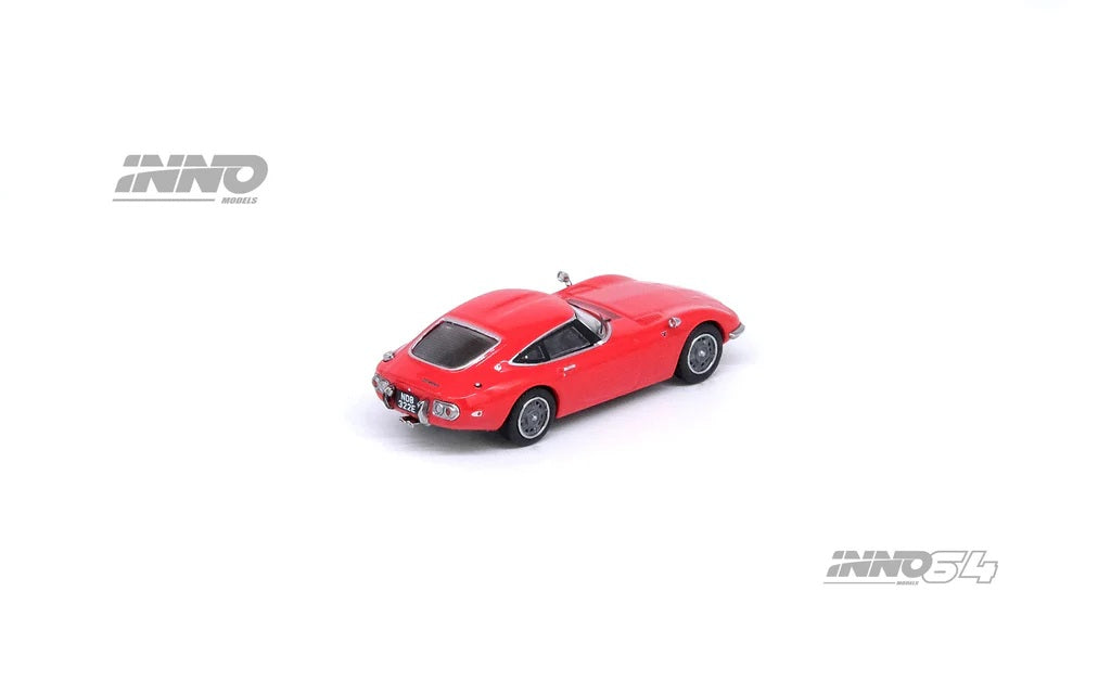 INNO64 - Toyota 2000GT (MF10) Rouge solaire - Échelle 1/64 IN64-2000GT-RED