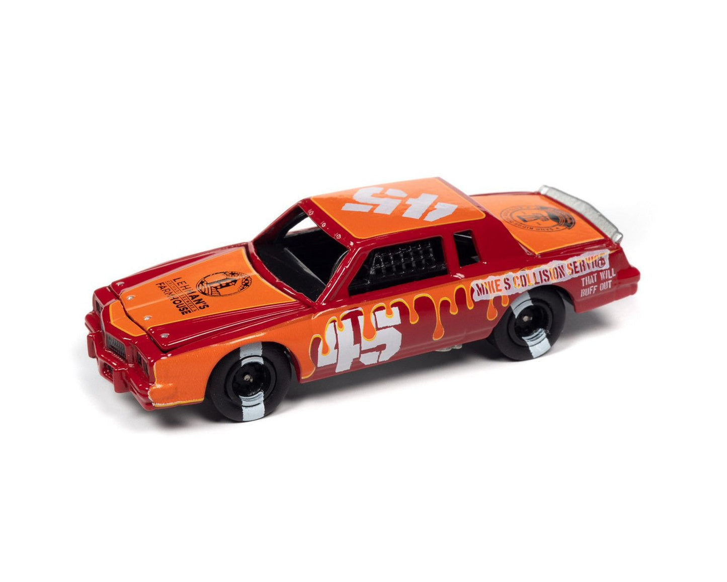Johnny Lightning - 1982 Pontiac Grand Prix Stock Car "Demolition Derby" Red - Scala 1/64