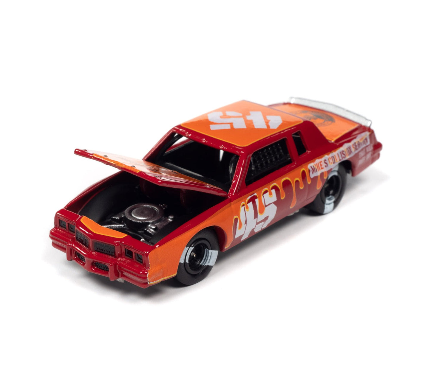 Johnny Lightning - 1982 Pontiac Grand Prix Stock Car "Demolition Derby" Red - Scala 1/64