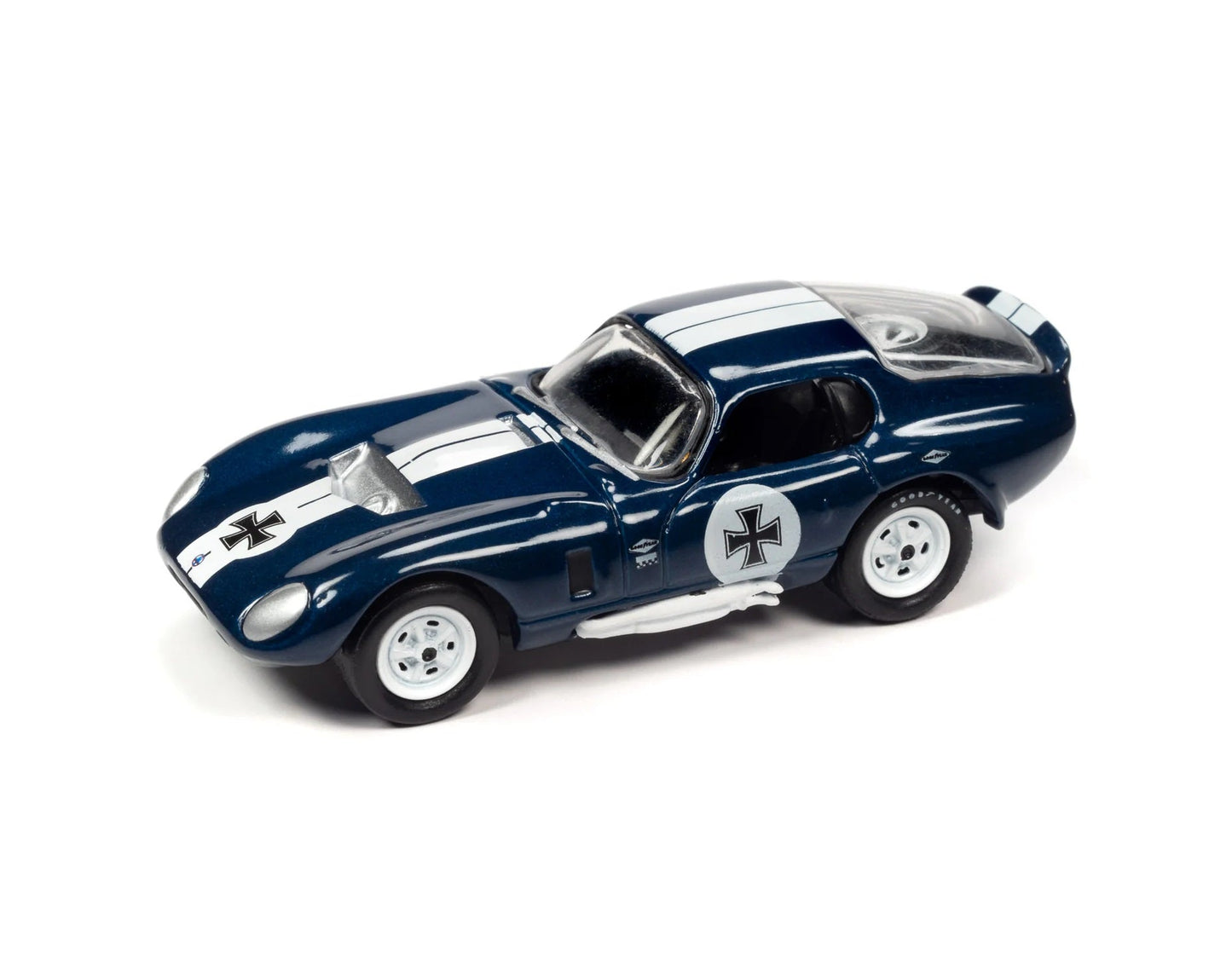 Johnny Lightning - The Monkees Shelby Daytona Cobra The Klutzmobile avec présentoir en étain - Échelle 1/64 JLDR018