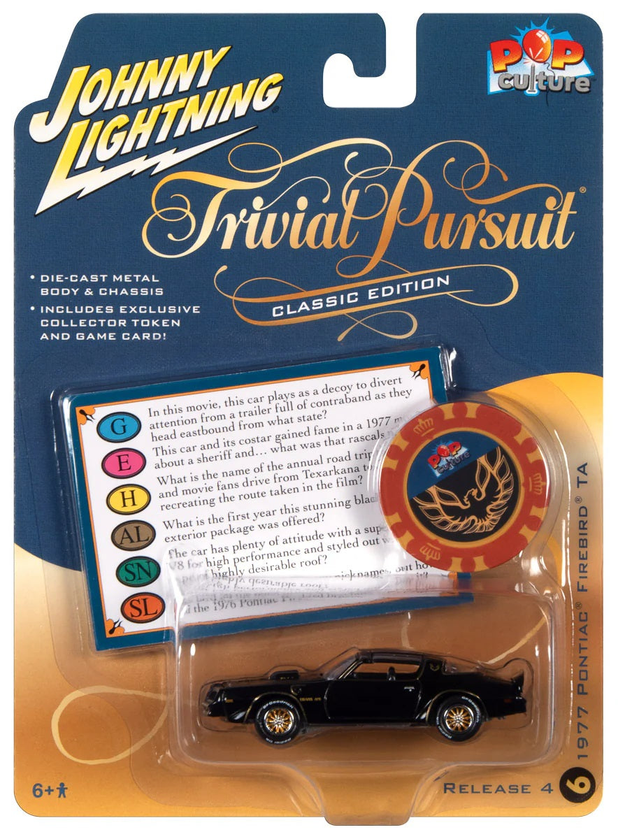 Johnny Lightning - Pontiac Trans Am Trivial Pursuit 1977 - Échelle 1/64