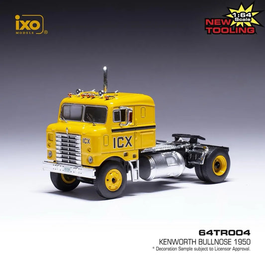 IXO Models - Kenworth Bull Nose (1950) Jaune - Échelle 1/64 64TR004