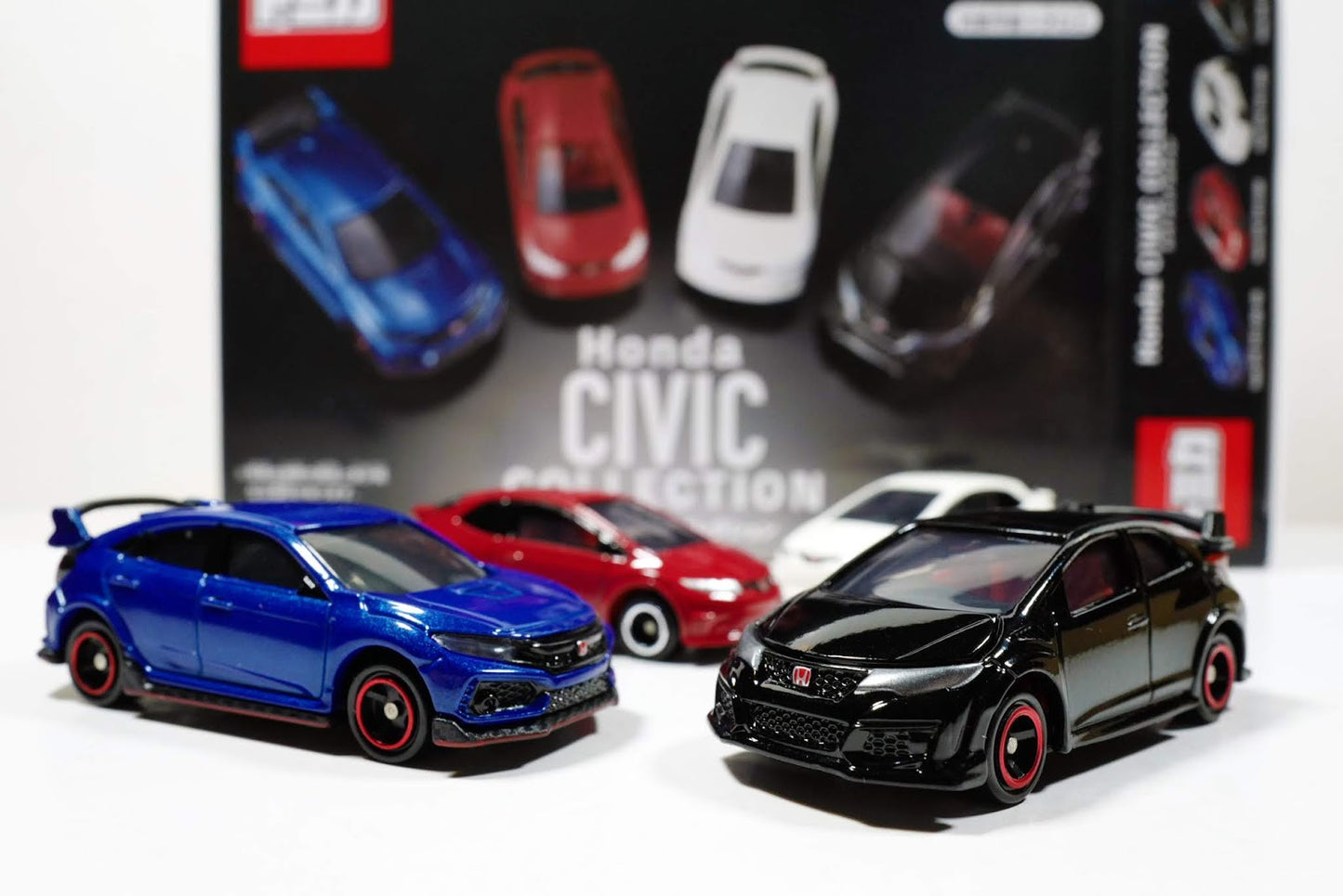 Takara Tomy Tomica - Set 4 Cars Honda Civic Collection Asia Exclusive - Scale 1/64