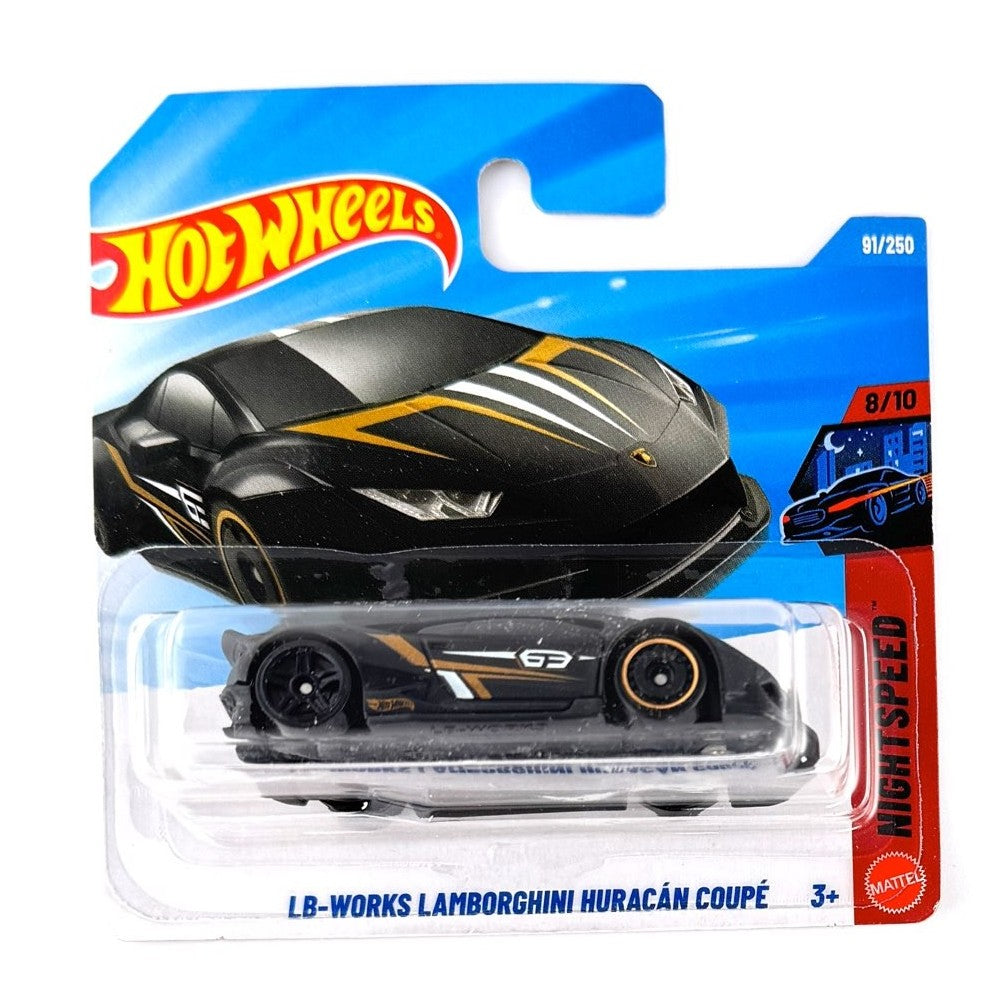 LB-Works Lamborghini Huracán Coupé - HW Night Speed 8/10 - Hot Wheels - Scala 1/64 Circa