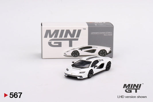 Mini GT - Lamborghini Countach LPI 800-4 Blanc sidéral LHD - Échelle 1/64 MGT00567