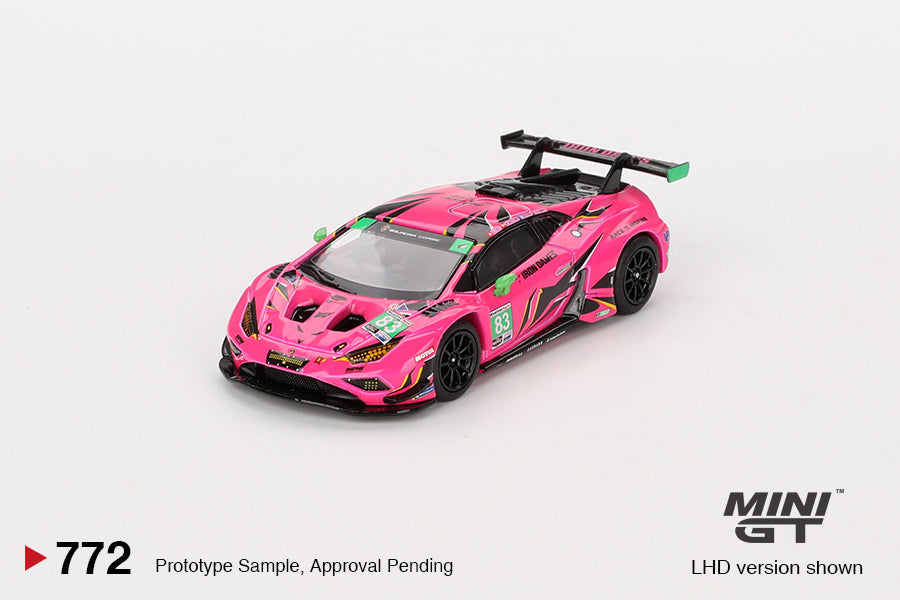 Mini GT - Lamborghini Huracán GT3 EVO2 n° 83 Iron Dames 2023 IMSA Daytona 24 Hrs - Échelle 1/64 MGT00772-L