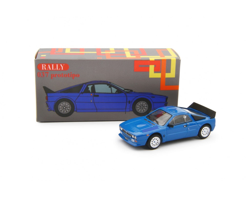Laudoracing - Lancia 037 Rally Stradale Prototipo 1982 Blu - Scala 1/64