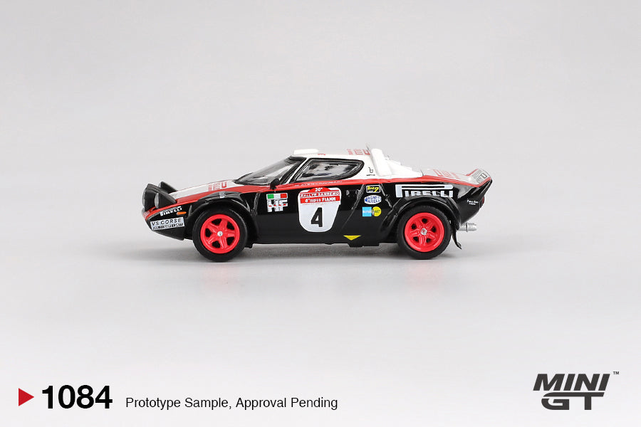 Mini GT - Lancia Stratos HF n° 4, vainqueur du Rallye Sanremo 1978 - Échelle 1/64 MGT01084-L