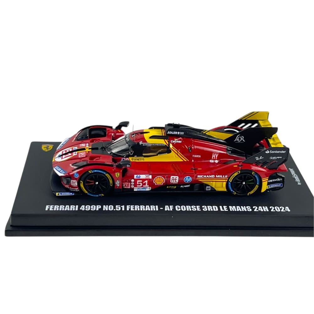 Looksmart - Ferrari 499P 3rd 24h Le Mans 2024 #51 - 1/64 Scale