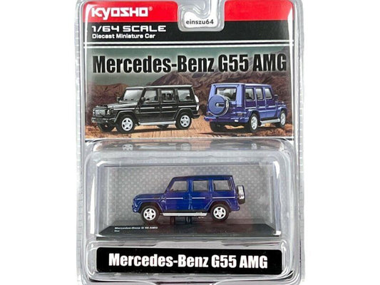 Kyosho - Mercedes Benz G55 AMG Bleu - Échelle 1/64