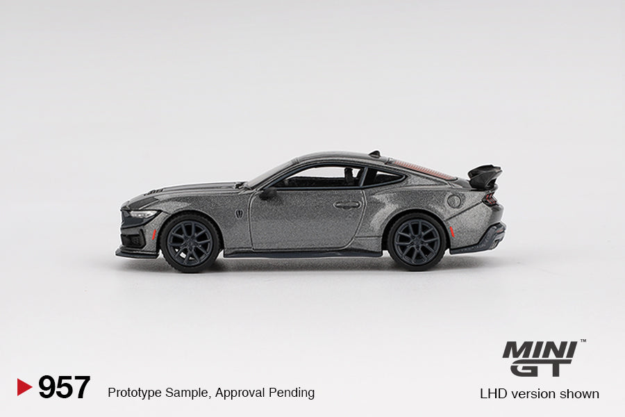 Mini Gt - Ford Mustang Dark Horse 2024 Carbonized Gray - Scala 1/64 MGT00957-L