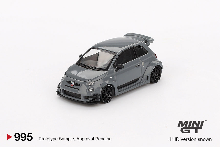Mini GT - Abarth 595 LB-WORKS x Abas Works Grey - Scala 1/64 MGT00995-L
