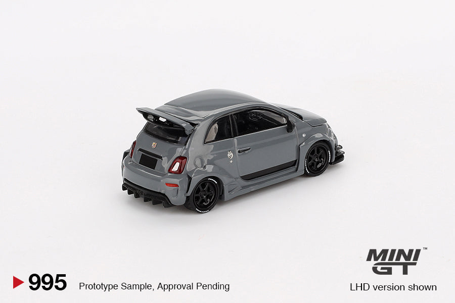 Mini GT - Abarth 595 LB-WORKS x Abas Works Grey - Scala 1/64 MGT00995-L