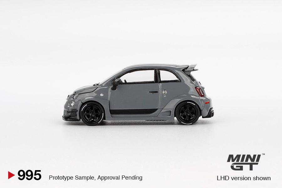 Mini GT - Abarth 595 LB-WORKS x Abas Works Grey - Scala 1/64 MGT00995-L