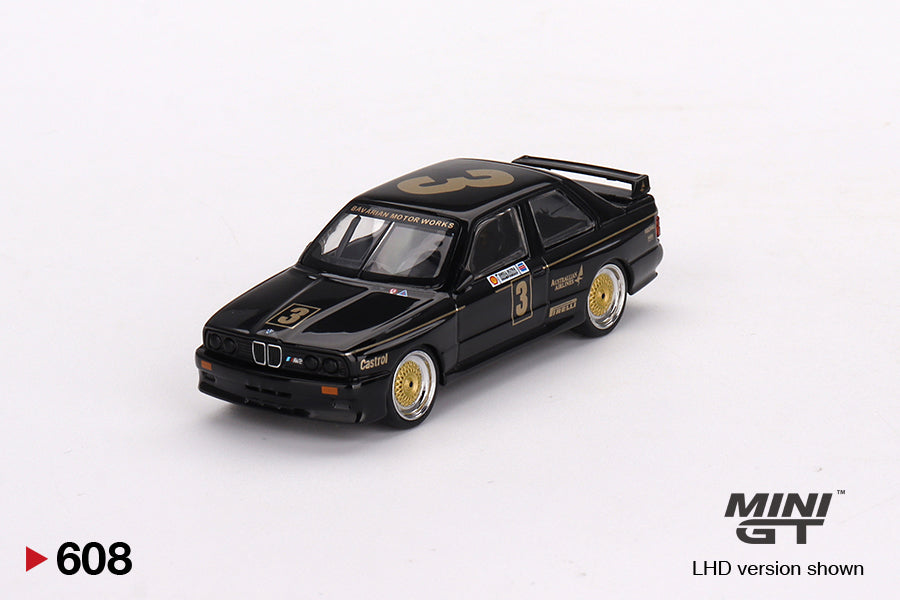Mini GT - BMW M3 n° 3 JPS Team BMW 1987, vainqueur du championnat ATCC - Échelle 1/64 MGT00608
