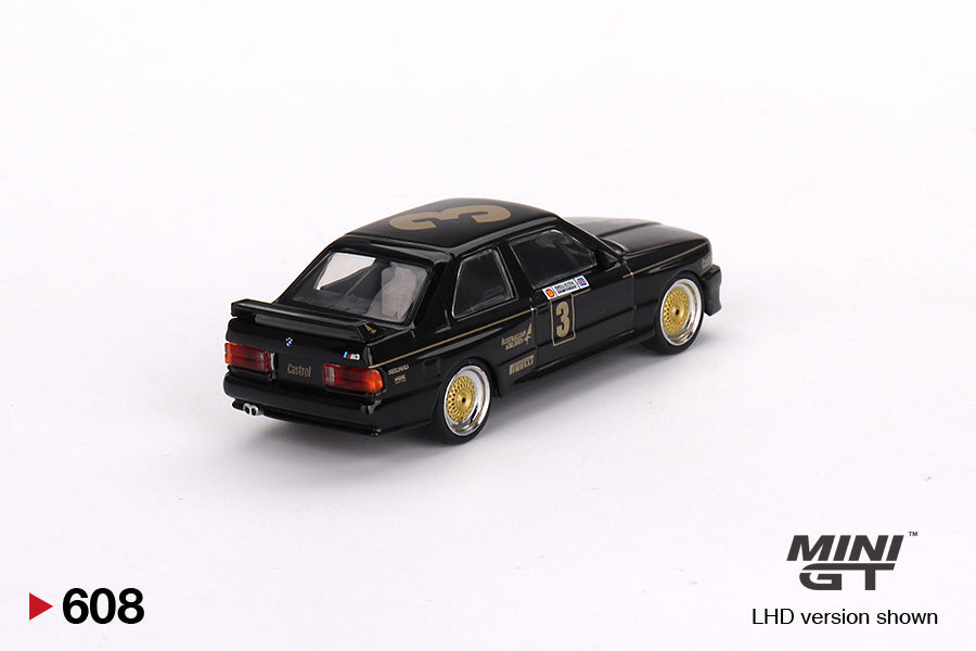 Mini GT - BMW M3 n° 3 JPS Team BMW 1987, vainqueur du championnat ATCC - Échelle 1/64 MGT00608