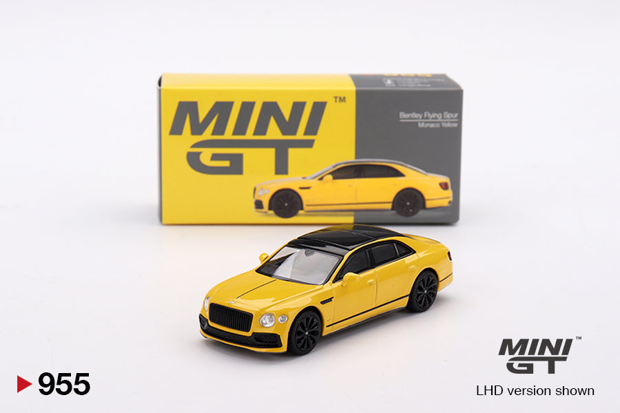 Mini GT - Bentley Flying Spur Monaco Yellow - Scala 1/64 MGT00955-L