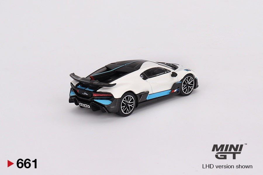 Mini GT - Bugatti Divo Blanche - Échelle 1/64 MGT00661