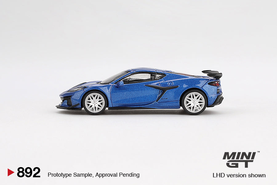 Mini GT - Chevrolet Corvette Z06 2023 Elkhart Lake Blue Metallic - Scale 1/64 MGT00892-L