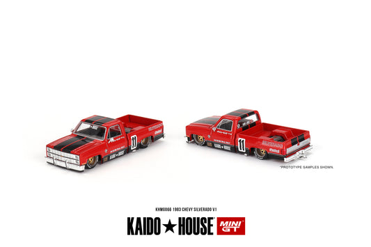 Mini GT - Chevrolet Silverado KAIDO V1 - KAIDO HOUSE - Échelle 1/64 KHMG066