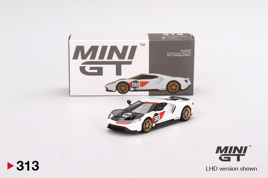 Mini GT - Ford GT 2021 Édition Héritage MiJo Exclusives - Échelle 1/64 MGT00313-MJ
