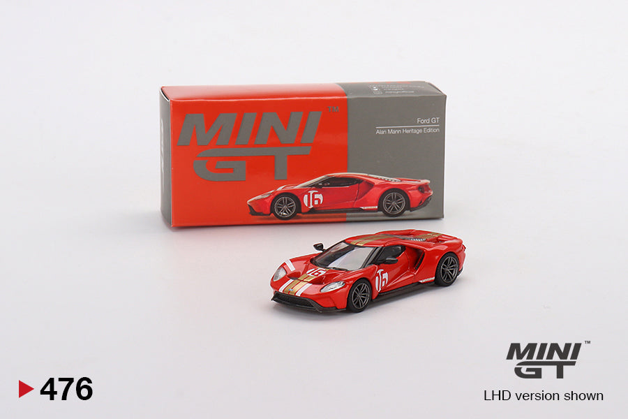 Mini Gt - Ford GT Alan Mann Heritage Edition - Scale 1/64 MGT00476-L