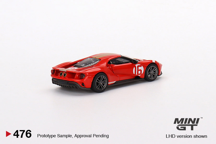 Mini Gt - Ford GT Alan Mann Heritage Edition - Scale 1/64 MGT00476-L
