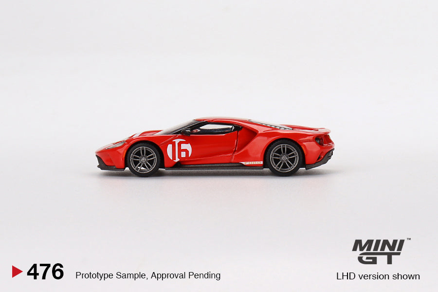 Mini Gt - Ford GT Alan Mann Heritage Edition - Scale 1/64 MGT00476-L