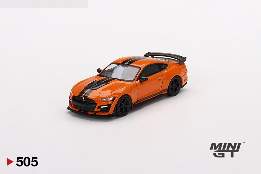 Mini GT - Ford Mustang Shelby GT500 Twister Orange - Échelle 1/64 MGT00505 RDH