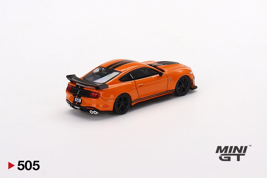 Mini GT - Ford Mustang Shelby GT500 Twister Orange - Échelle 1/64 MGT00505 RDH