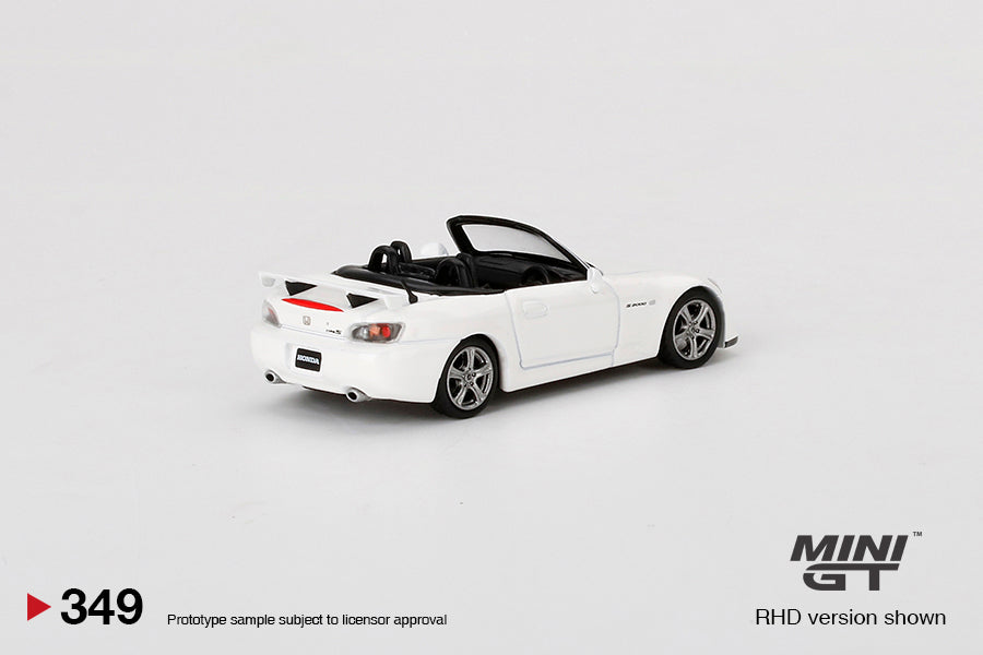 Mini GT - Honda S2000 (AP2) Type S Grand Prix White RHD - Scala 1/64 MGT00349-R