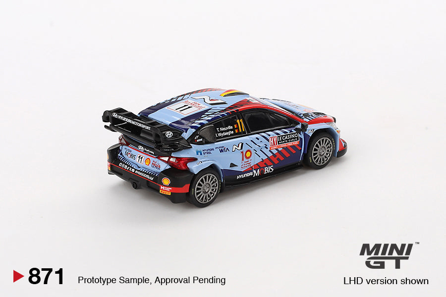 Mini GT - Hyundai i20 N Rally1 Hybrid #11 Vainqueur du Rallye Monte-Carlo 2024 - Échelle 1/64 MGT00871-L