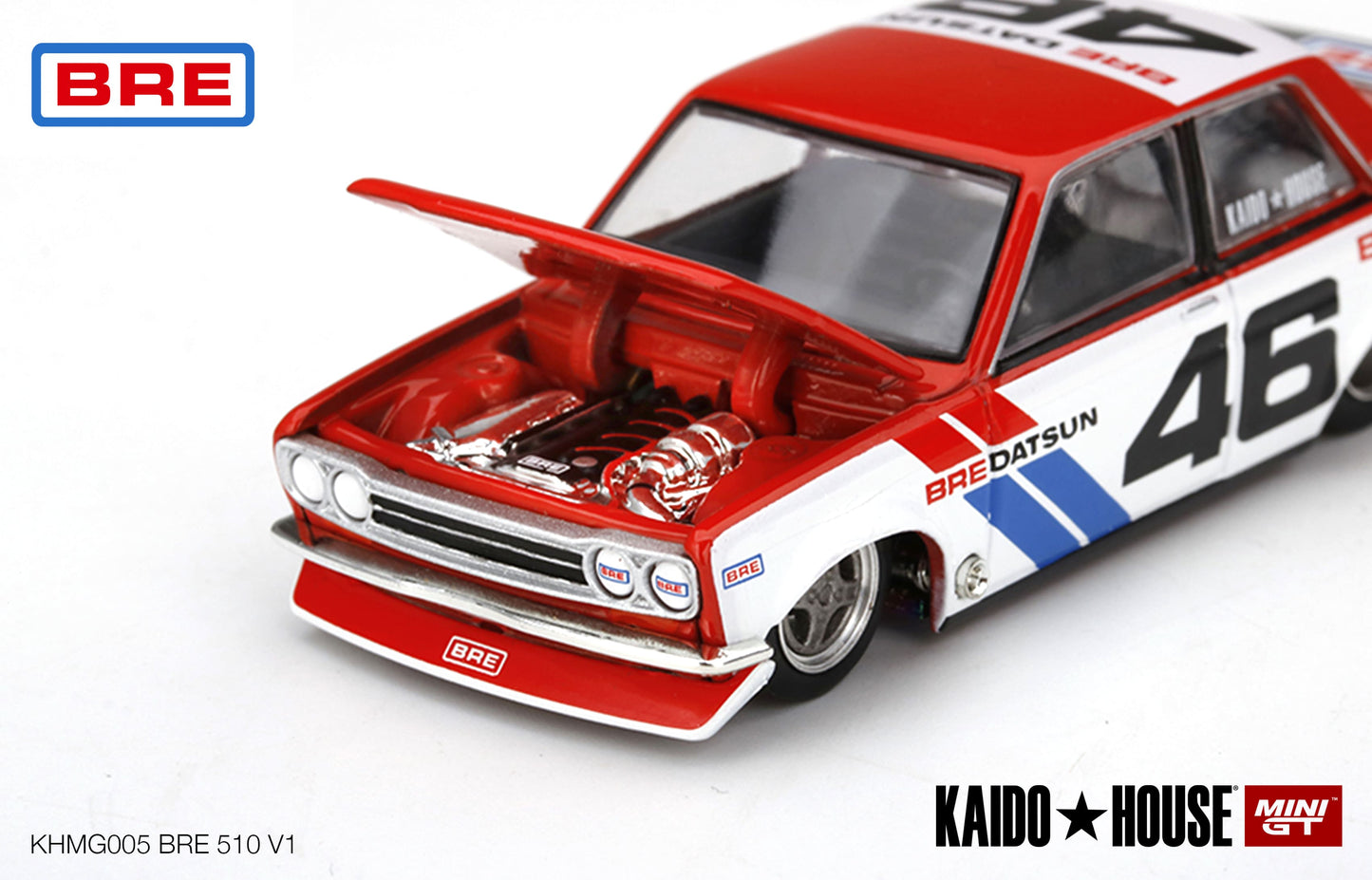 Mini GT - Datsun 510 Pro Street BRE510 V1 - KAIDO HOUSE - Scala 1/64 KHMG005