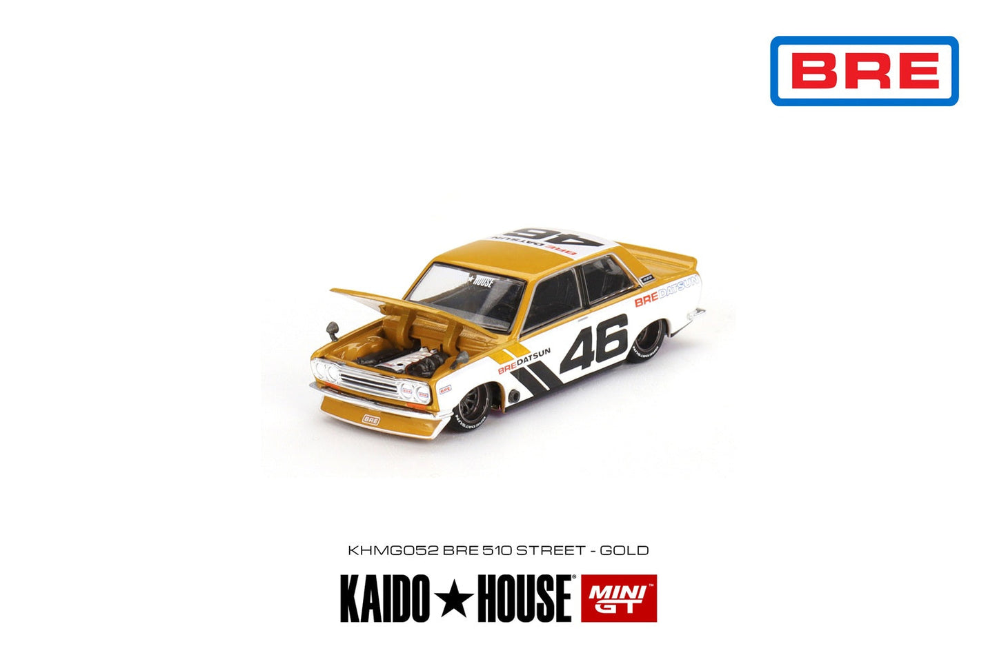 Mini GT - Datsun 510 Street BRE510 V3 - KAIDO HOUSE Échelle 1/64 KHMG052