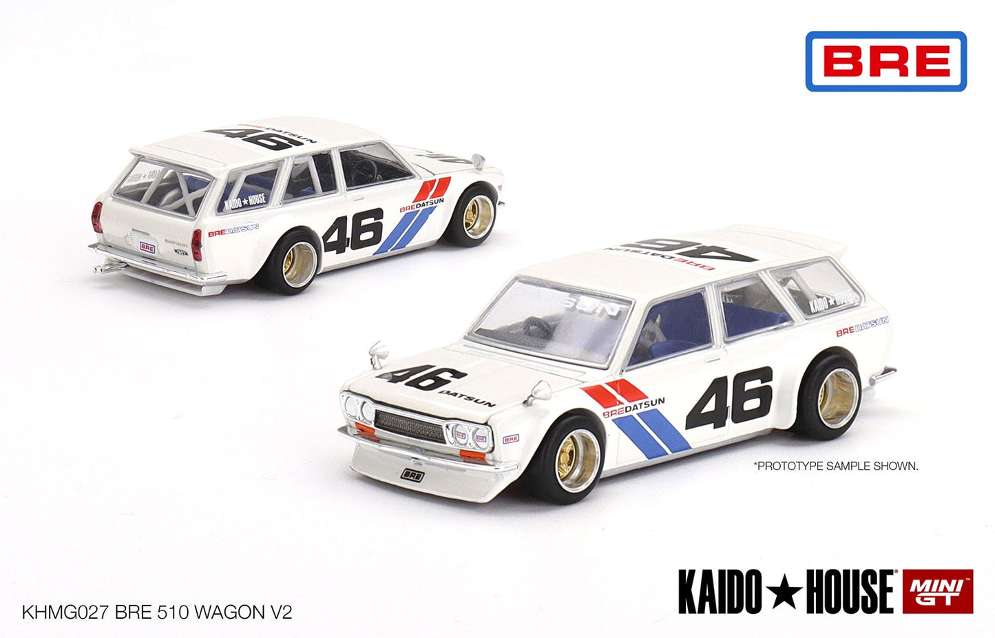 Mini GT - Datsun KAIDO 510 Wagon BRE V2 - KAIDO HOUSE Échelle 1/64 KHMG027