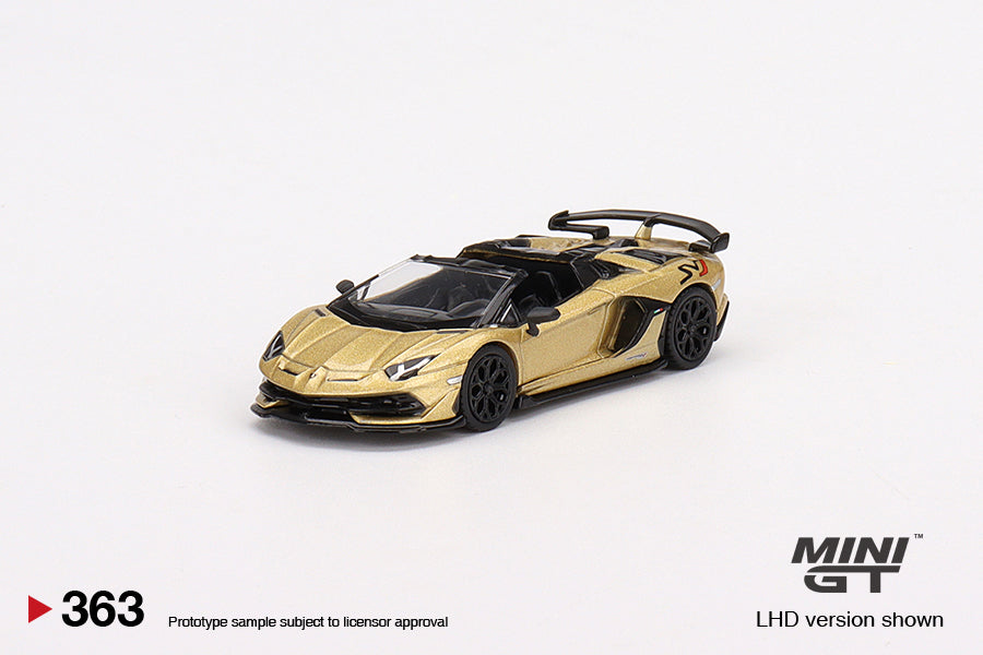 Mini GT - Lamborghini Aventador SVJ Roadster Oro Elios - Scale 1-64 MGT00363-R