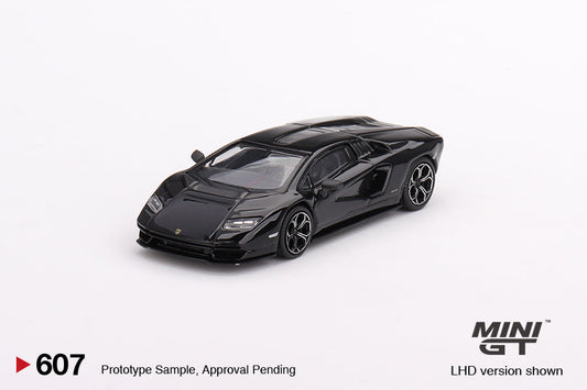 Mini GT - Lamborghini Countach LPI 800-4 Nero Maia LHD - Échelle 1/64 MGT00607-L