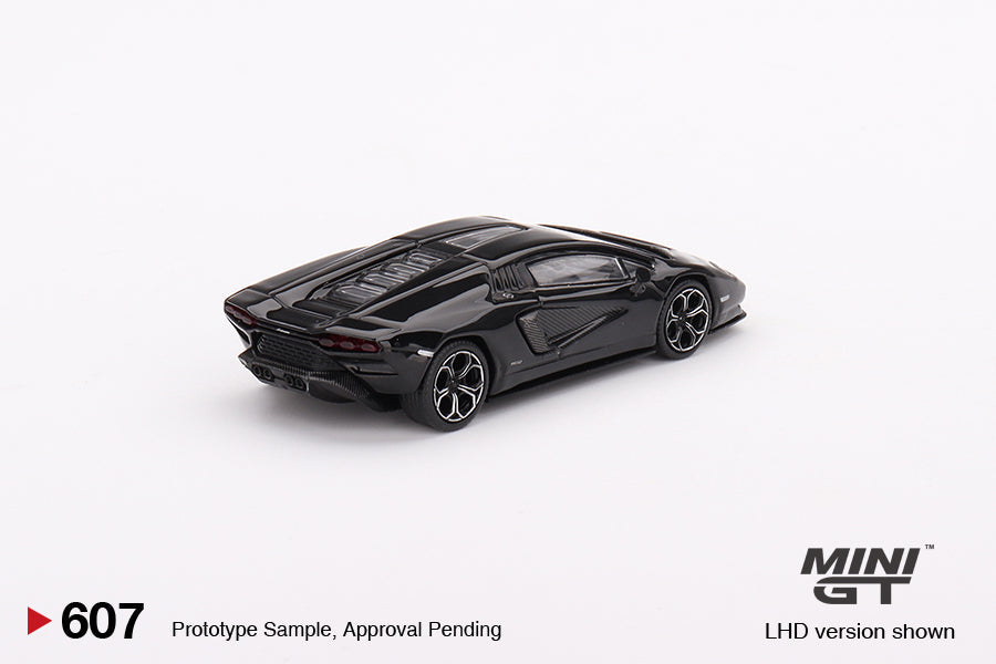 Mini GT - Lamborghini Countach LPI 800-4 Nero Maia LHD - 1/64 Scale MGT00607-L