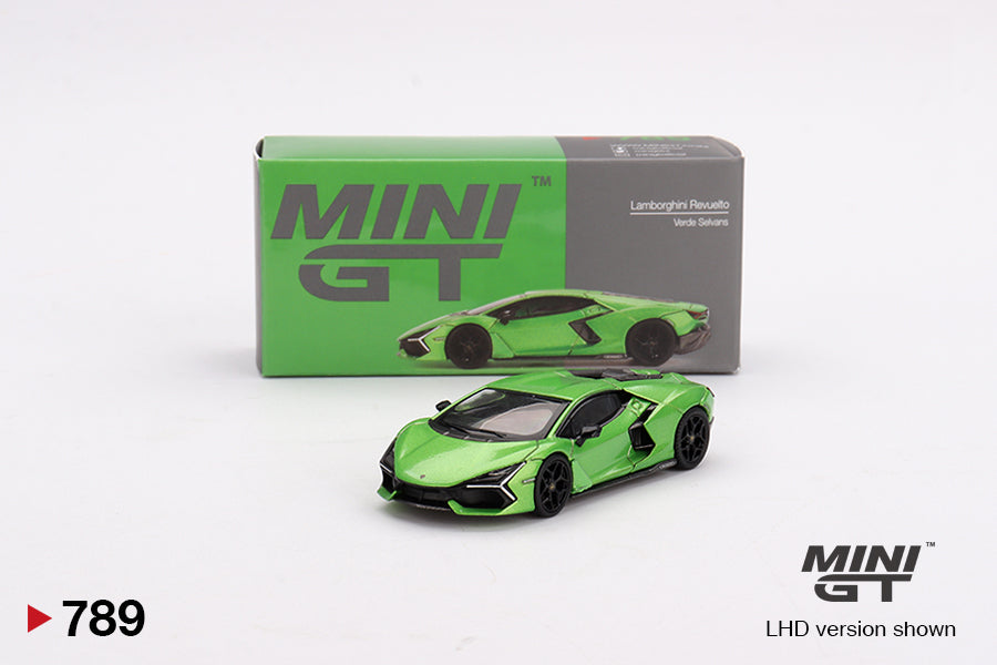 Mini GT - Lamborghini Revuelto Verde Selvans - Échelle 1/64 MGT00789-L