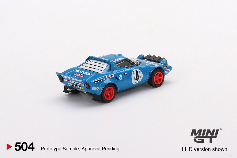 Mini GT - Lancia Stratos HF 1979 Vainqueur du Rallye Monte-Carlo n° 4 - Échelle 1/64 MGT00504