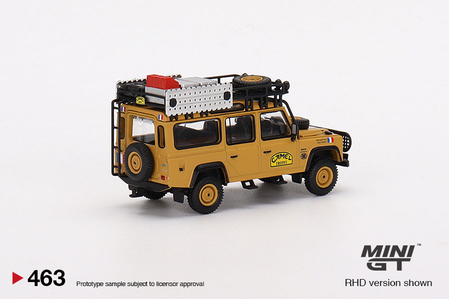 Mini GT - Land Rover Defender 110 1989 Camel Trophy Amazon Team France - Scale 1/64 MGT00463-R