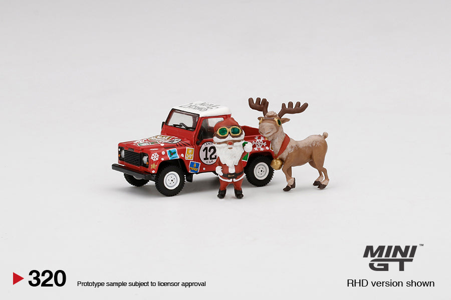 Mini GT - Land Rover Defender 90 Pickup - 2021 Christmas Edition - Scale 1/64 MGT00320-R
