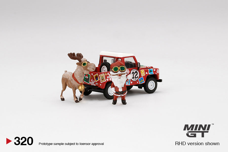 Mini GT - Land Rover Defender 90 Pickup - 2021 Christmas Edition - Scale 1/64 MGT00320-R