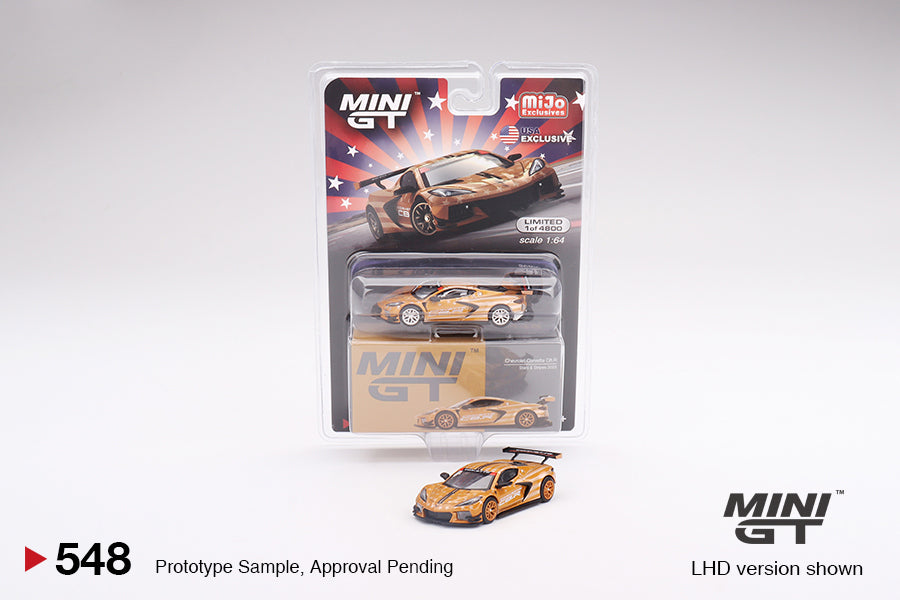 ミニカー MINI GT Chevrolet Corvette c8r mijo 548 USA Exclusive] Mini GT - Chevrolet Corvette C8.R Stars &amp