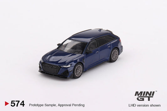 Mini GT - ABT Audi RS6-R Navarra Bleu Métallisé - Échelle 1/64 MGT00574-L LHD