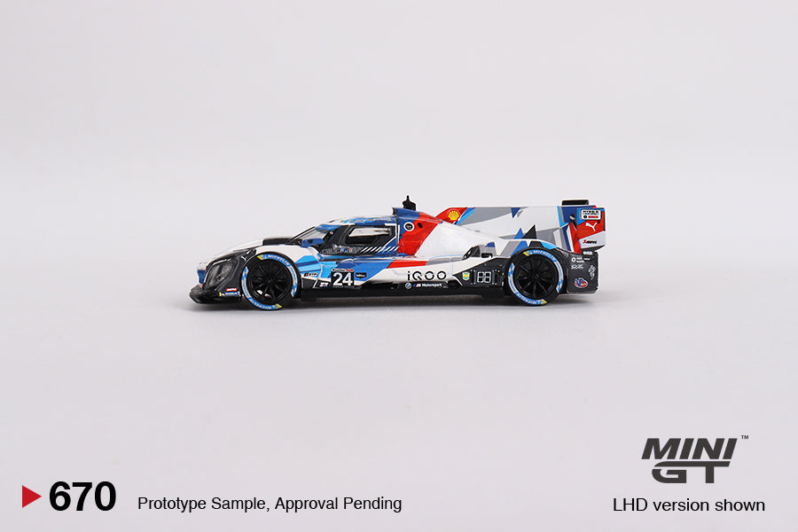 Mini GT - BMW M Hybrid V8 GTP #24 2023 IMSA Daytona 24 Hrs MiJo Exclusives - Scale 1/64 MGT00670-MJ