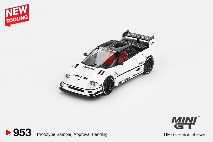 Mini GT - Mazda AZ-1 Liberty Walk LB40 White 2024 Tokyo Auto Salon - Scale 1/64 MGT00953-R