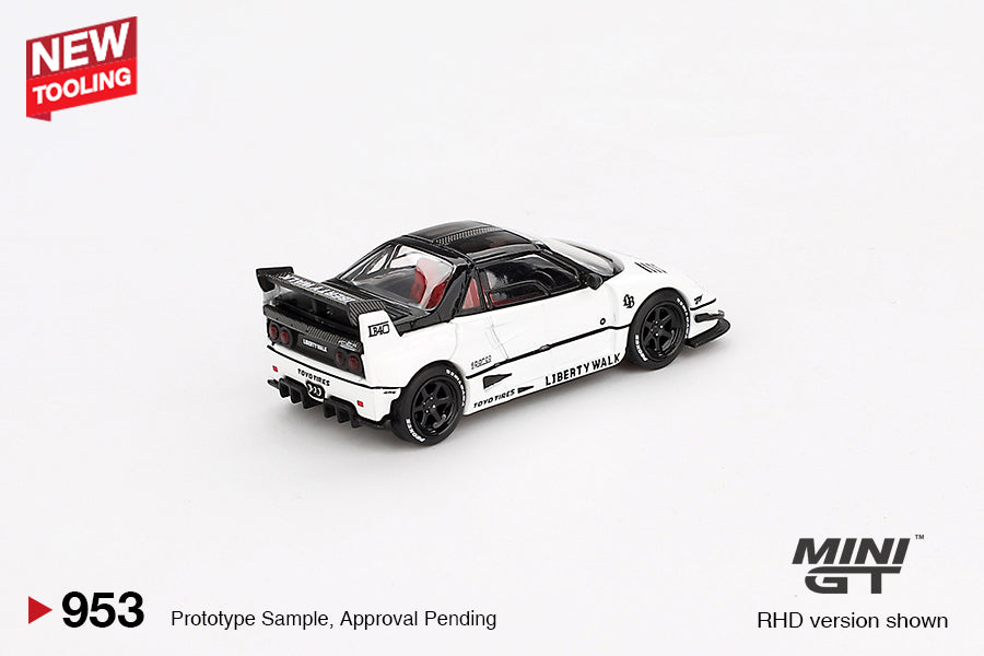 Mini GT - Mazda AZ-1 Liberty Walk LB40 White 2024 Tokyo Auto Salon - Scale 1/64 MGT00953-R